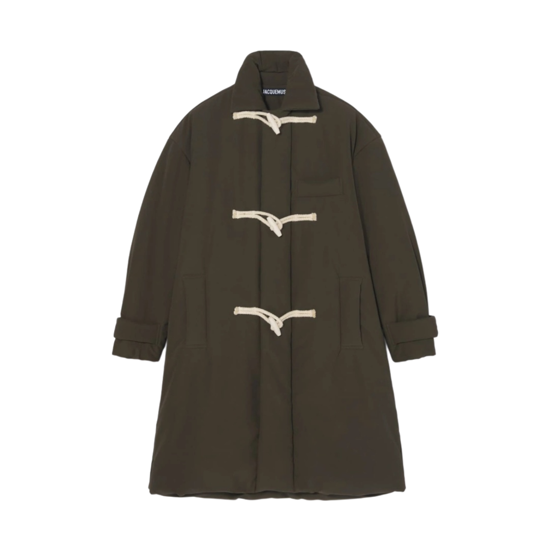 216CO03-216-136570 Jacquemus Le Manteau Doudoune Duffle Coat Khaki