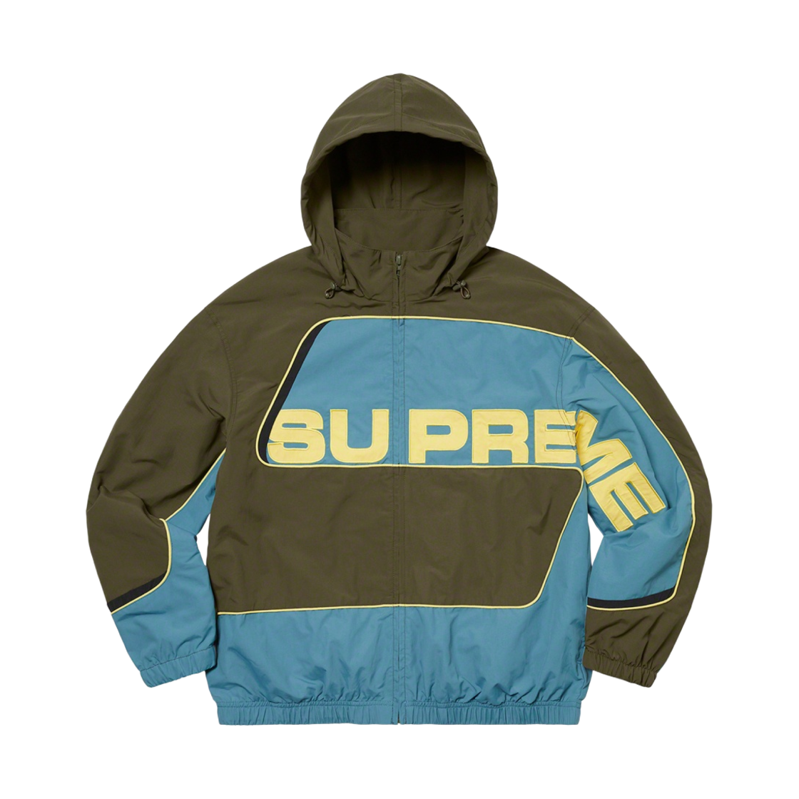 21fw Supreme S Paneled Track Jacket L