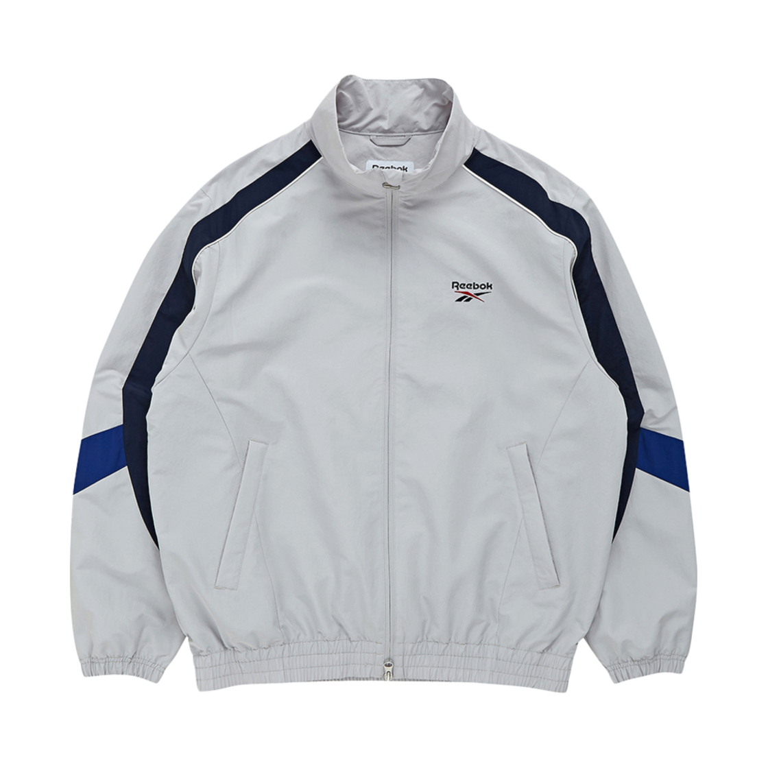 리복 레전드 웜업 윈드 브레이커 그레이