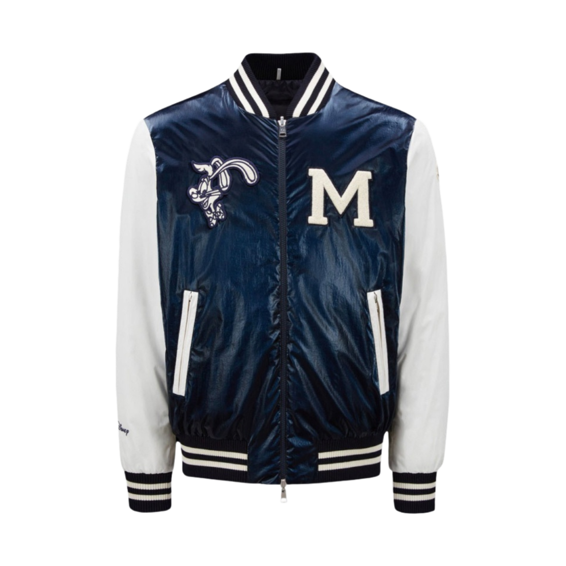 몽클레르 사렙 리버시블 다운 봄버 자켓 네이비 블루 - 23SS(Moncler Sareb Reversible Down Bomber Jacket Navy Blue - 23SS) - 1