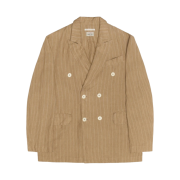 Stussy x Our Legacy Work Shop Unconstructed Blazer Tan Linen