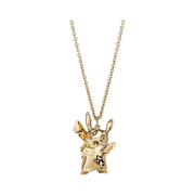 Tiffany & Co. x Daniel Arsham x Pokemon Small Pikachu Pendant in 18K Yellow Gold with Diamonds