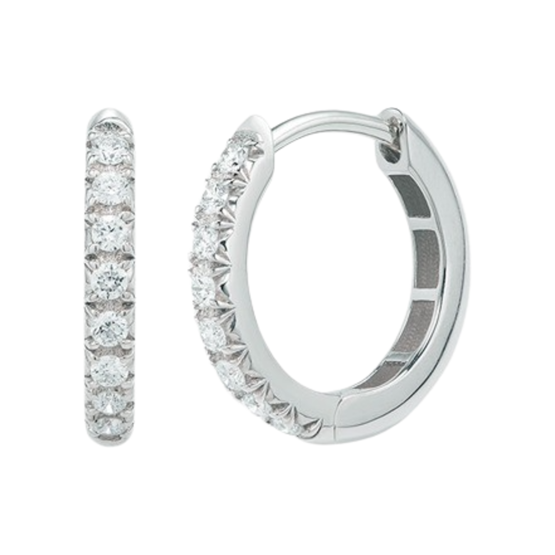 미꼬 미니 리츠 다이아몬드 이어링 화이트 골드(Miko Mini Ritz Diamond Earring White Gold)