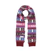 (W) Ganni Graphic Wool Scarf Multicolor