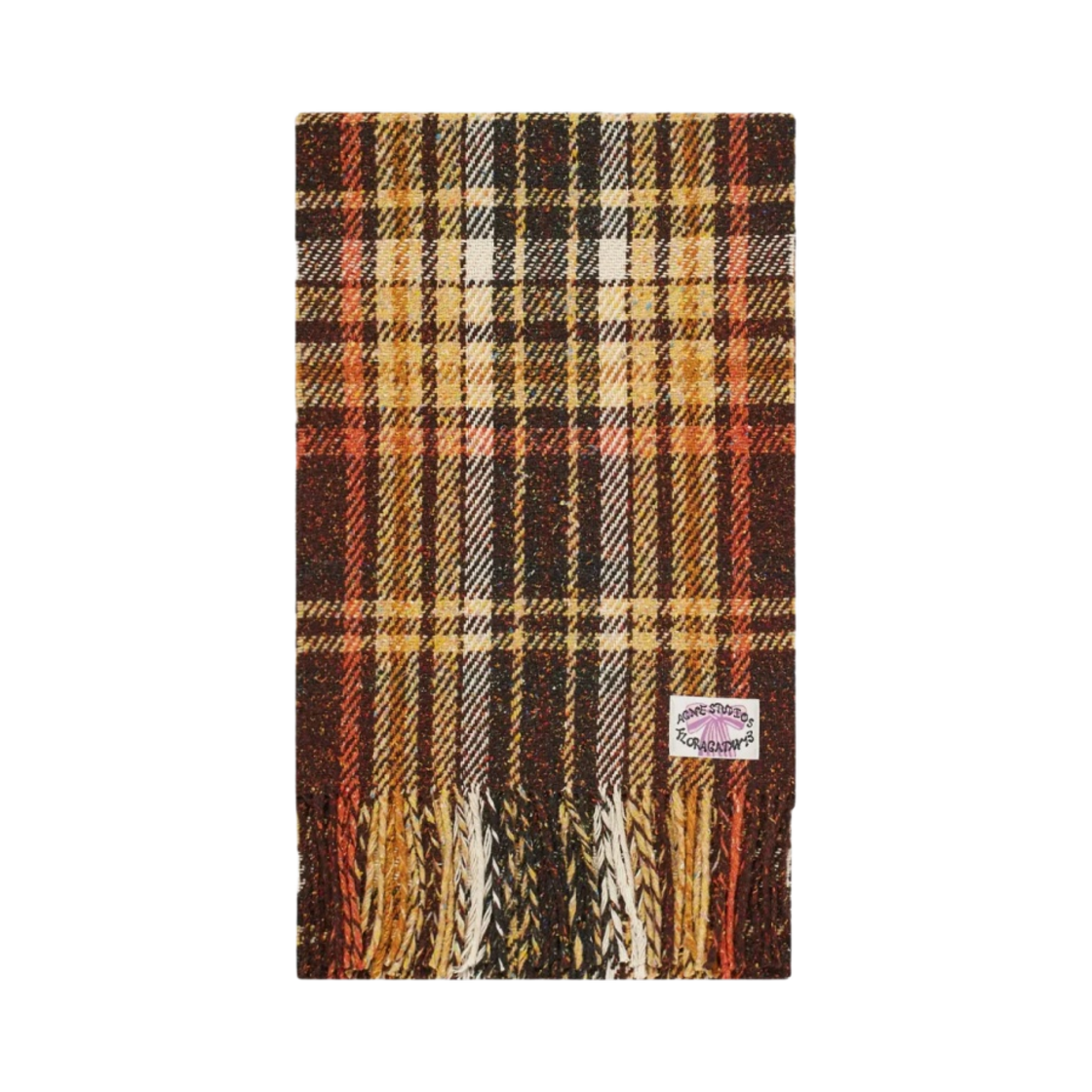 CA0325-700 Acne Studios Volano Check Muffler Brown