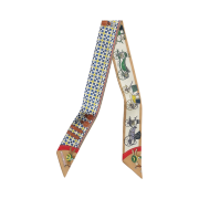 (W) Hermes Les Voitures Nouvelles Twilly Bleu Beige Rouge