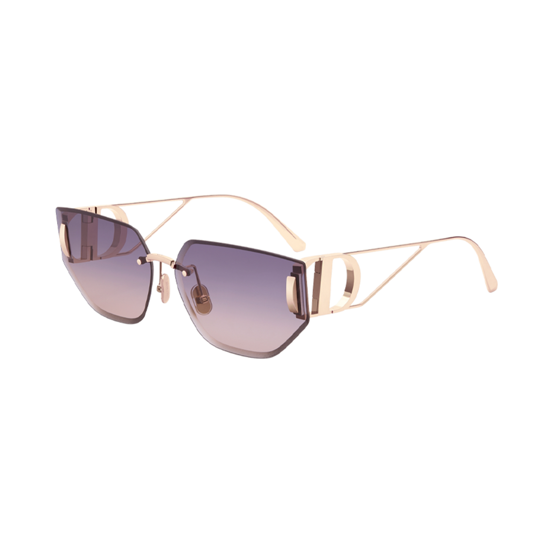 (W) 디올 30 몽테뉴 B3U 버터플라이 선글라스 그라디언트 퍼플((W) Dior 30 Montaigne B3U Butterfly Sunglasses Gradient Purple) - 1