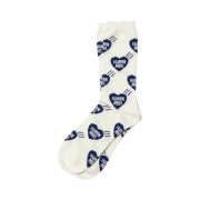 Human Made Heart Pattern Socks Navy