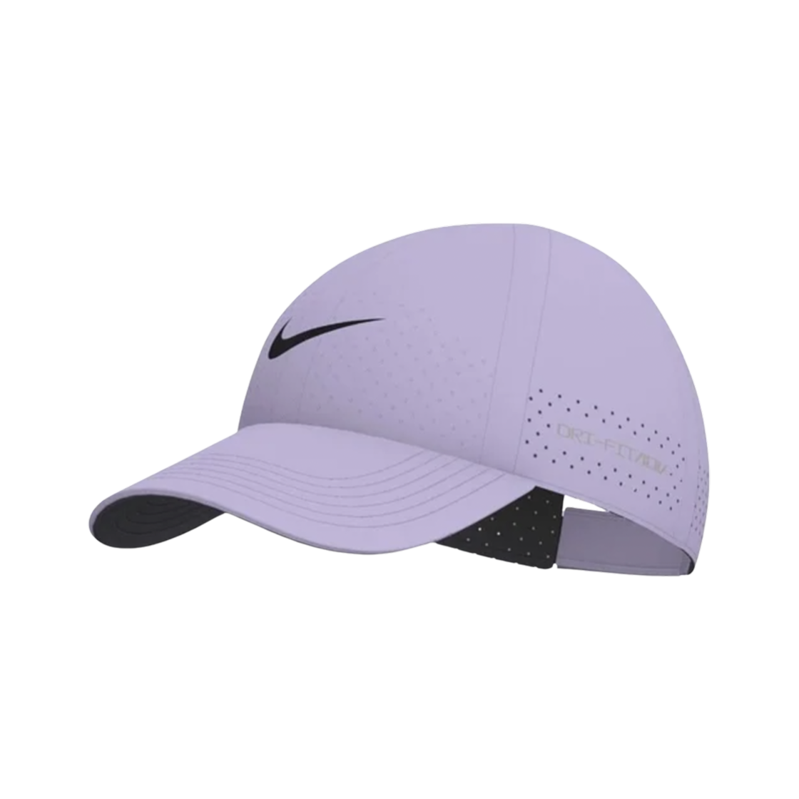 FB5598-515 Nike Dri-Fit ADV Club Unstructured Tennis Cap Hydrangeas Black