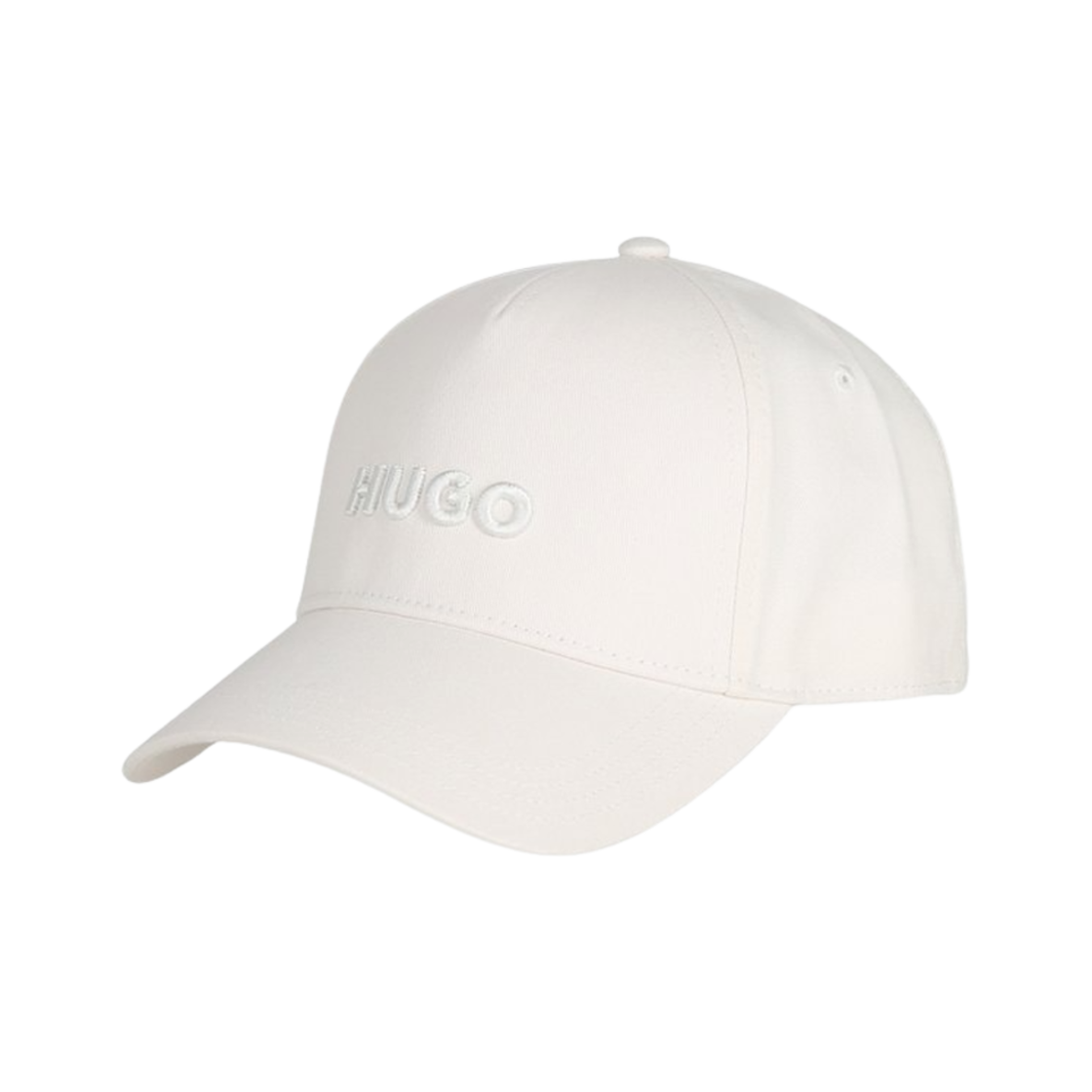 50533410-102 Hugo Boss Cotton Twill Cap with Logo Front Visor White