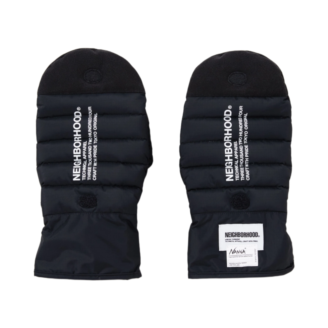 NEIGHBORHOOD × NANGA DOWN GLOVES 네이버후드 x 난가 다운 글러브 블랙 | Neighborhood | KREAM