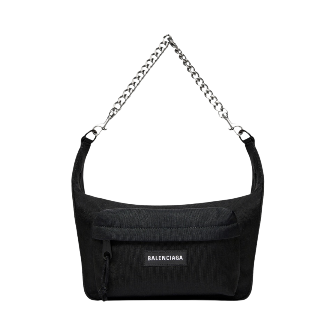 7410802AACN1000 Balenciaga Raver Medium Bag With Chain Black