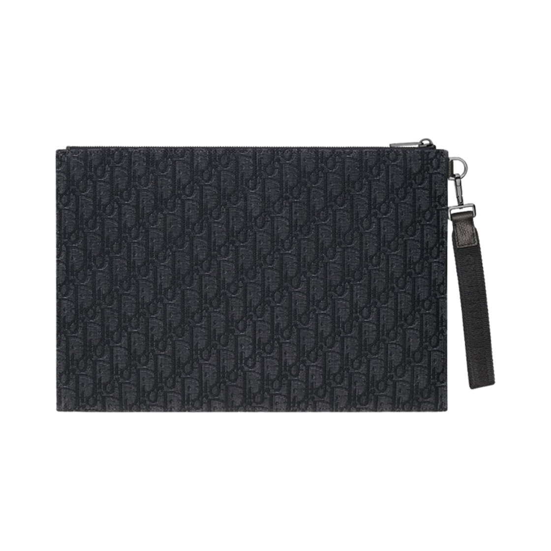디올 오블리크 자카드 A4 파우치 블랙(Dior Oblique Jacquard A4 Pouch Black) - 3