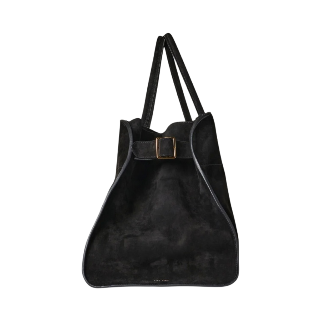 더 로우 소프트 마고 17 스웨이드 백 블랙(The Row Soft Margaux 17 Bag in Suede Black) - 3