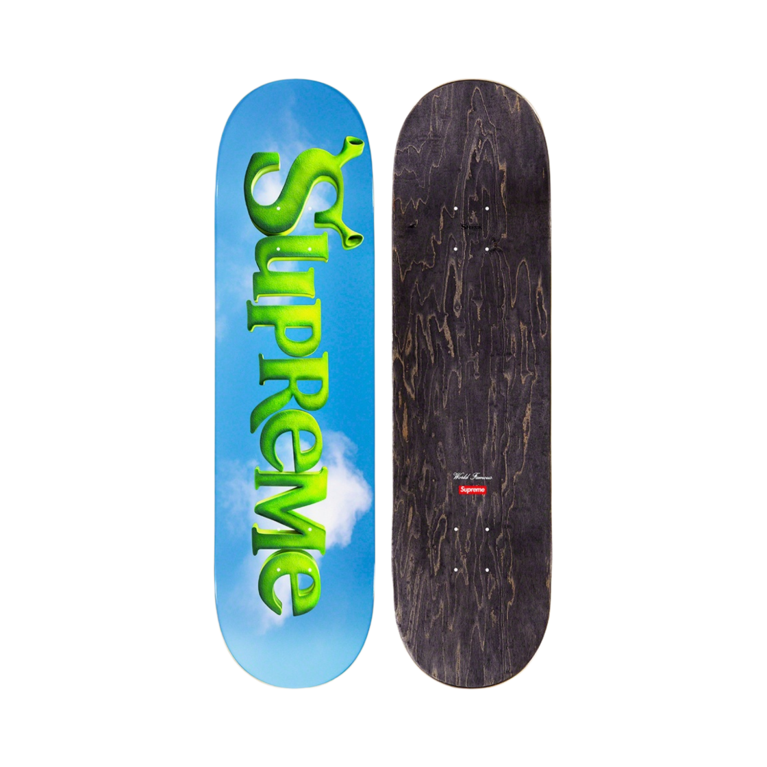 슈프림 슈렉 스케이트보드 덱 클라우즈 - 21FW(Supreme Shrek Skateboard Deck Clouds - 21FW)