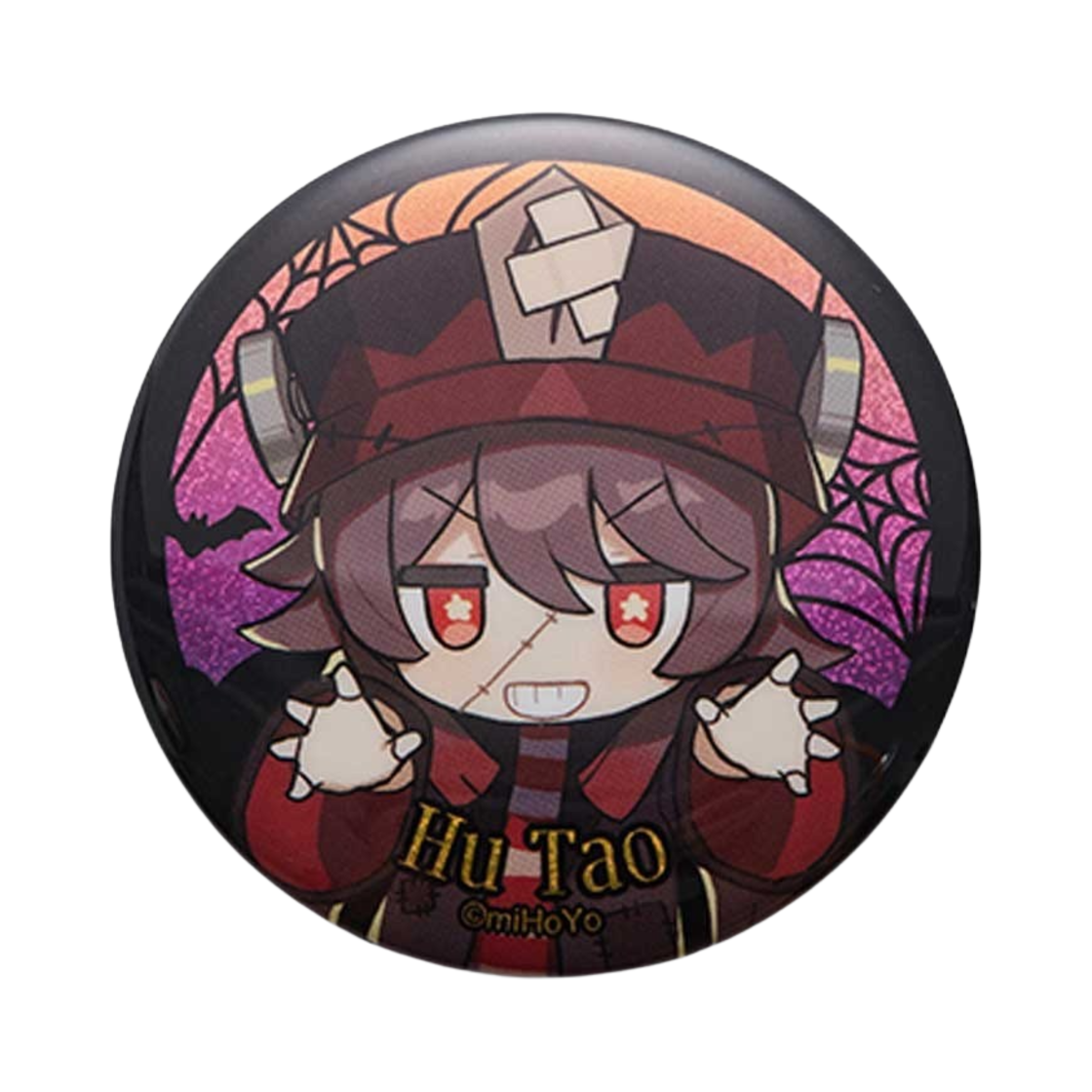 원신 캔뱃지 할로윈 SD시리즈 호두(Genshin Badge Halloween Theme Chibi Character Hutao) - 1