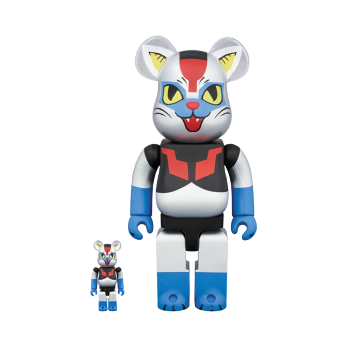 베어브릭 나가이 고 50주년 네고라 마징가 Z 100% & 400% 세트 멀티(Bearbrick Go Nagai 50th Anniversary Negora Mazinger Z 100% & 400% Set Multi) - 1