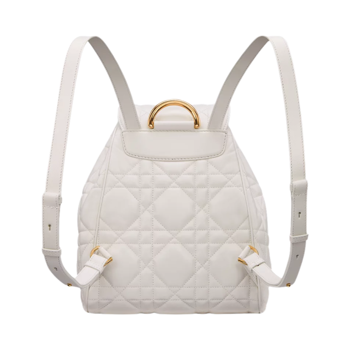 디올 카로 미디엄 백팩 매크로까나쥬 카프스킨 라떼(Dior Caro Medium Backpack Macrocannage Calfskin Latte) - 2