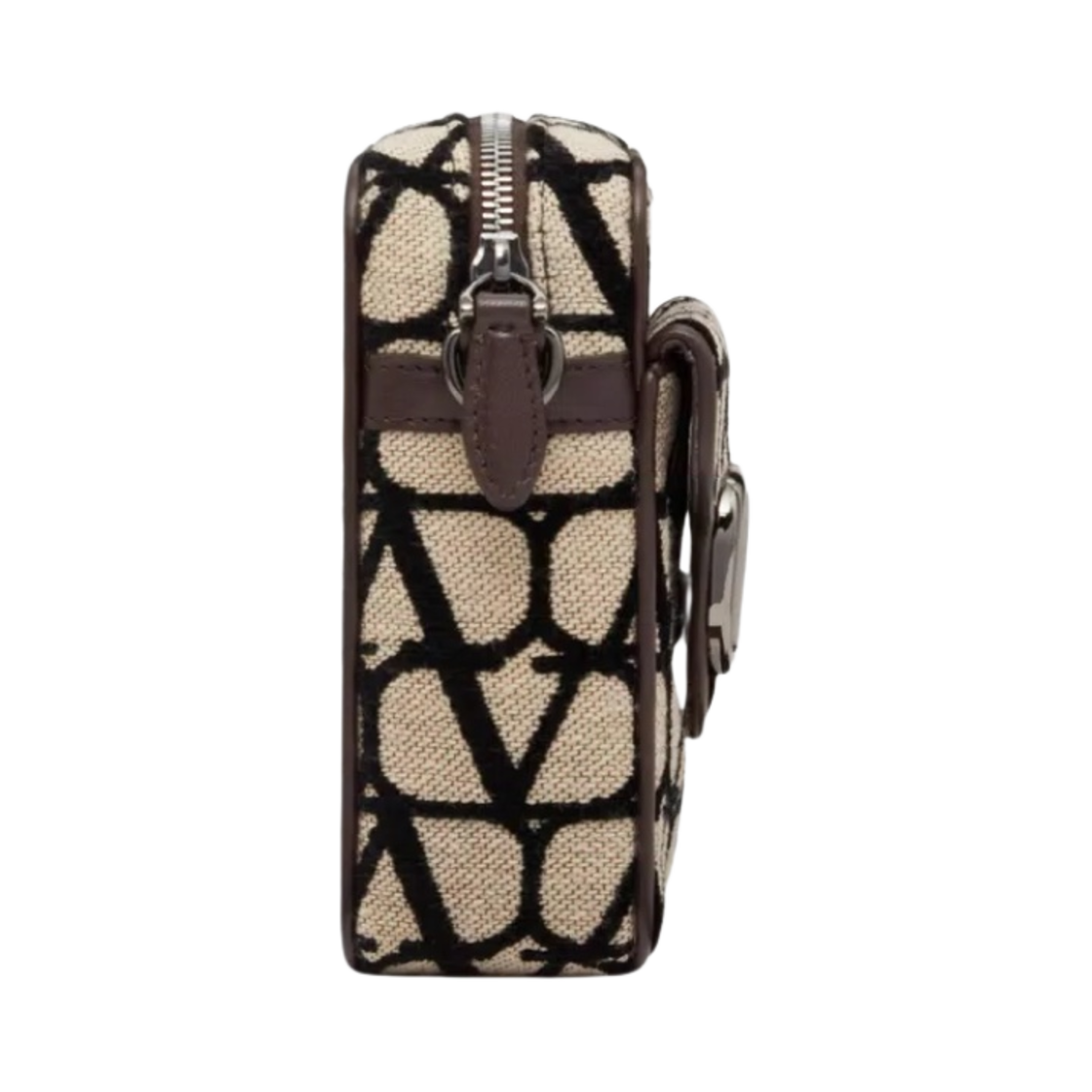 발렌티노 트왈 아이코노그래피 미니 로코 숄더백 베이지 블랙(Valentino Toile Iconographe Mini Loco Shoulder Bag Beige Black) - 3