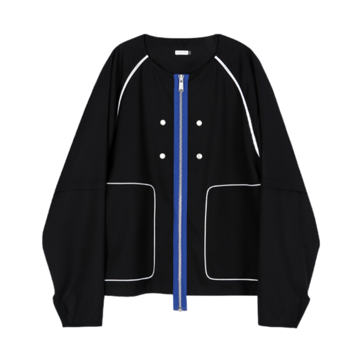 YPA23PSJKBK Youche NX Non Collar Jacket Black