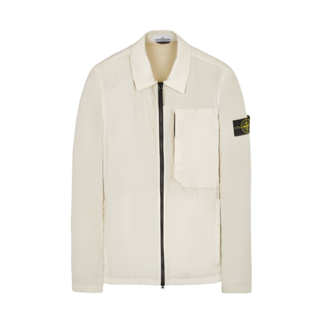 스톤 아일랜드 10723 가먼트 다이드 크링클랩스 리사이클 나일론 자켓 스투코 - 23FW