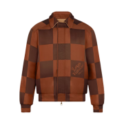 Louis Vuitton x Nigo Reversible Giant Damier Bomber Camel