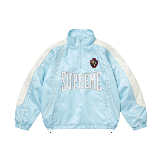 슈프림 사틴 파이핑 풀오버 블랙 - 25SS | Supreme | KREAM