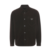 Prada Stretch Cotton Shirt Ebony