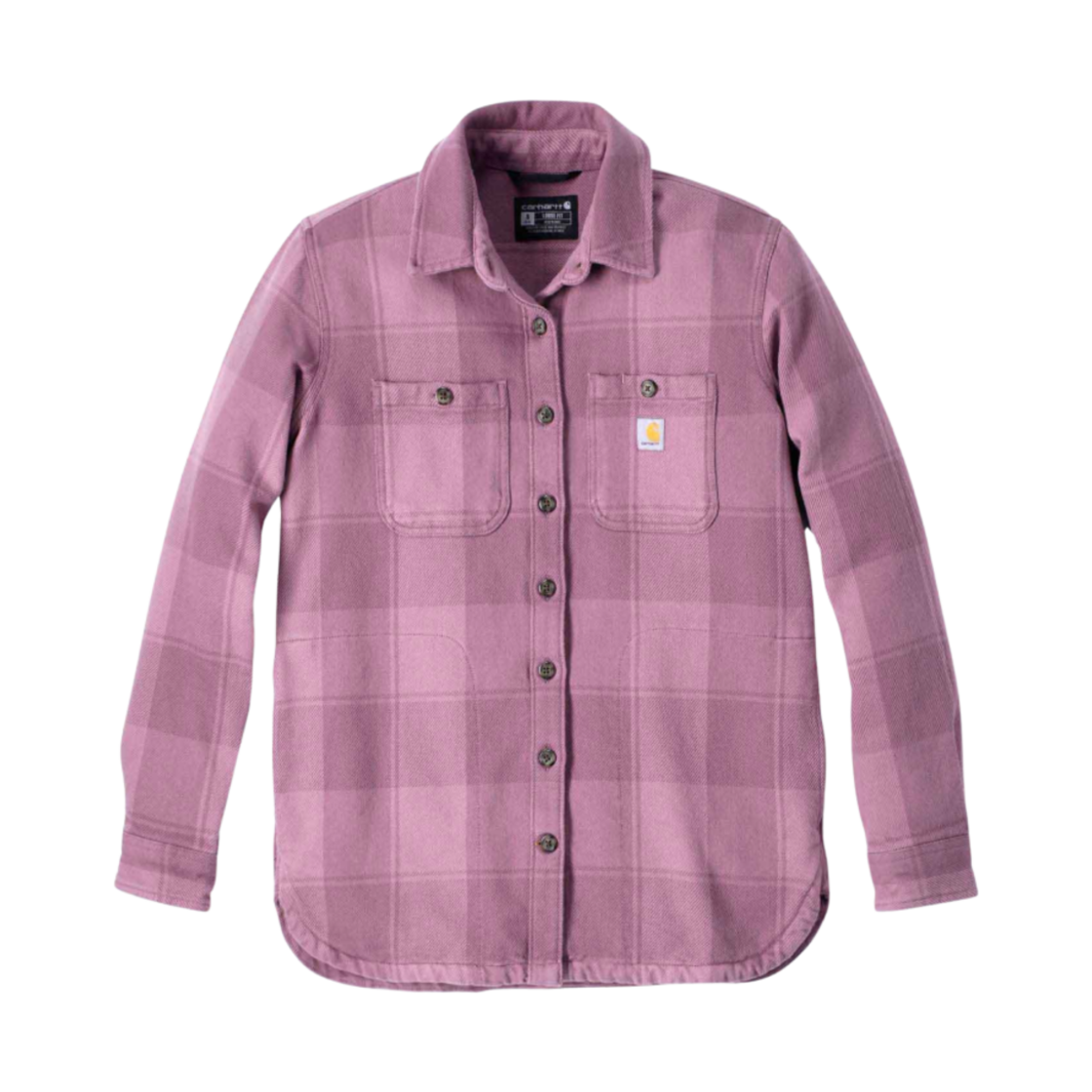 106450-V73 (W) Carhartt Loose Fit Twill Shirt Jacket Woodrose