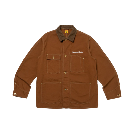 HUMAN MADE Duck カバーオール ジャケット ブラウン HUMAN MADE Duck Coverall Jacket in Brown | SVD USA