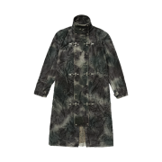 Thug Club Bio Soldier Denim Trench Coat Camo
