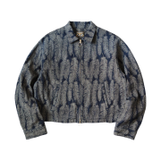 Kapital 12 oz. Magpie Denim Drizzler Jacket Dark Indigo