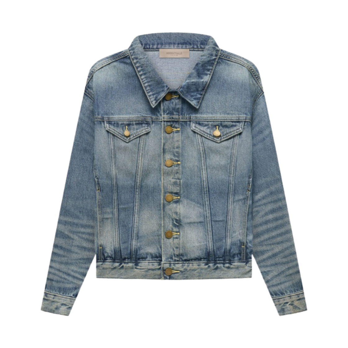 (키즈) 에센셜 트러커 자켓 인디고 - 23SS((Kids) Essentials Trucker Jacket Indigo - 23SS) - 1