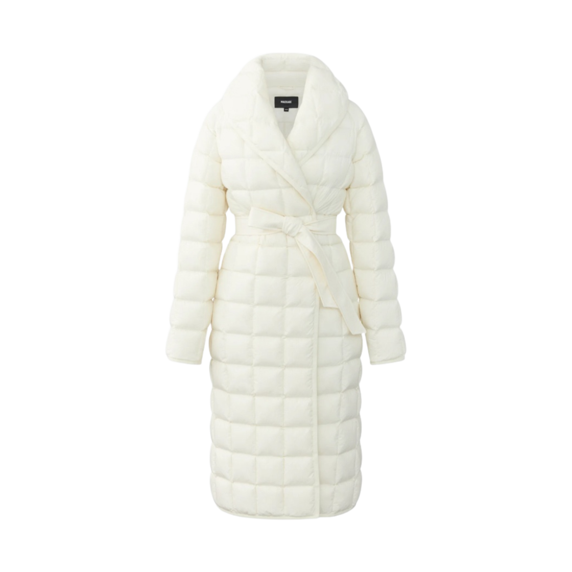 (W) 맥카지 알레그라 매트 라이트 다운 랩 코트 크림((W) Mackage Allegra Matte Light Down Wrap Coat Cream) - 1