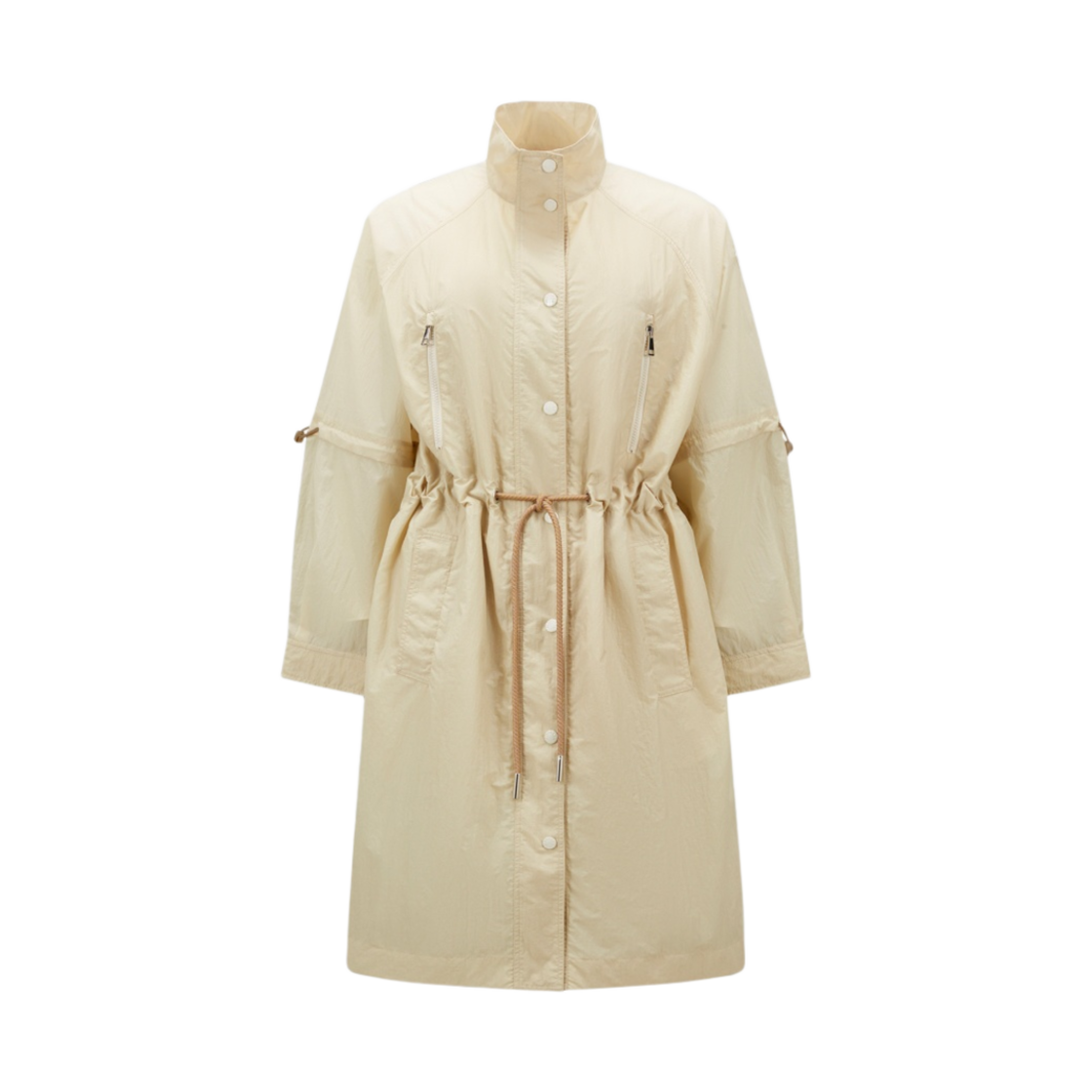 I1-093-1C00047-596LI-088 (W) Moncler Rouget Coat White Ivory - 23SS