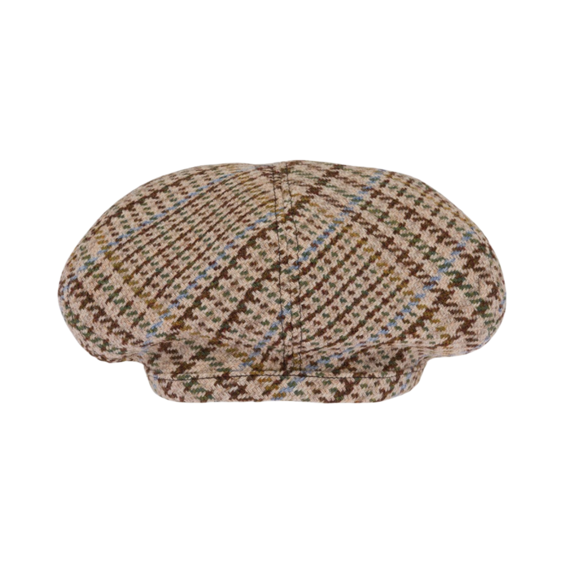 (W) 미우 미우 플래드 셰틀랜드 울 베레모 코코아 브라운((W) Miu Miu Plaid Shetland Wool Beret Cocoa Brown) - 1