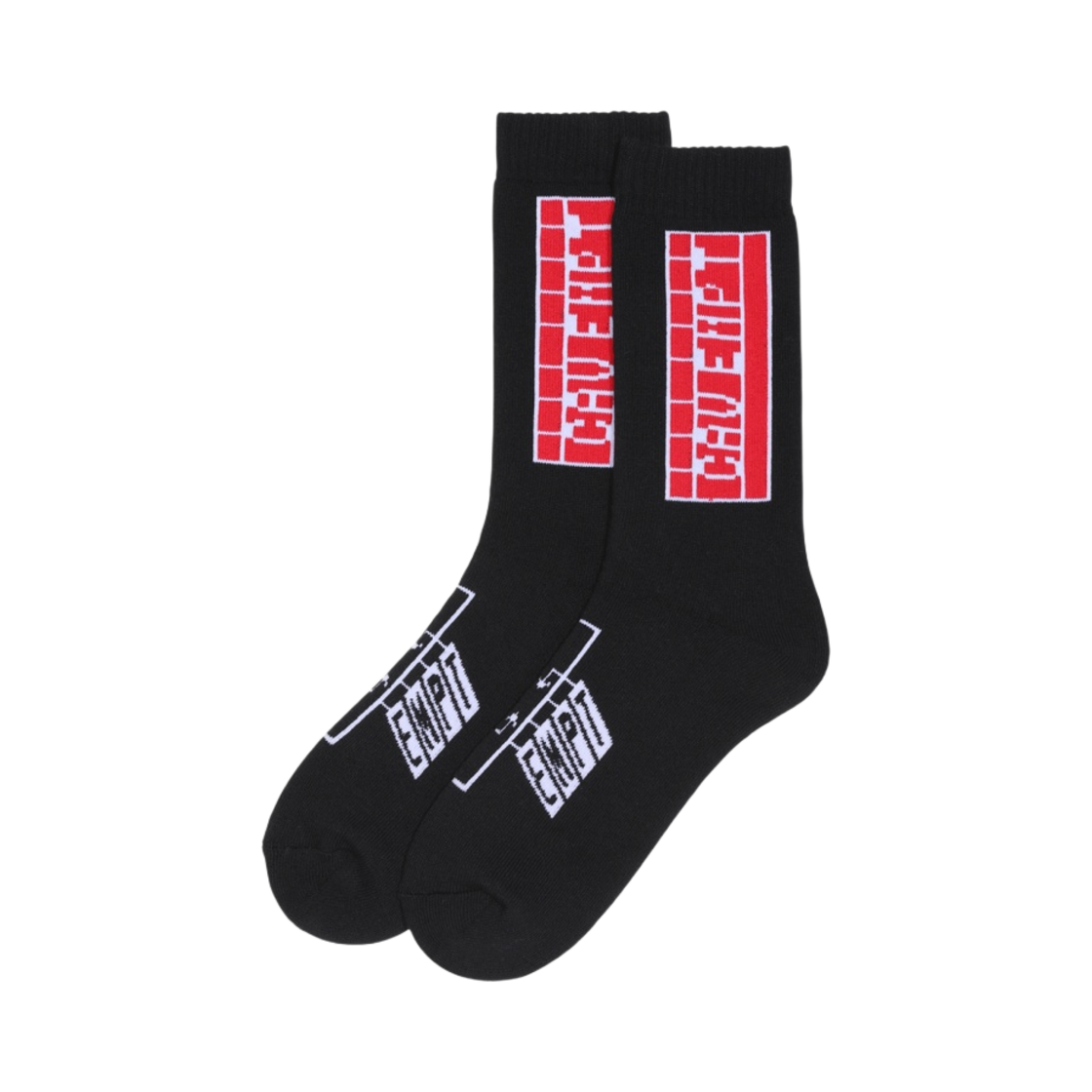 카브엠트 양말 블랙 - 24SS(Cav Empt Socks Black - 24SS)