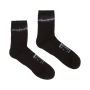 Satisfy Merino Tube Socks Black Tie Dye
