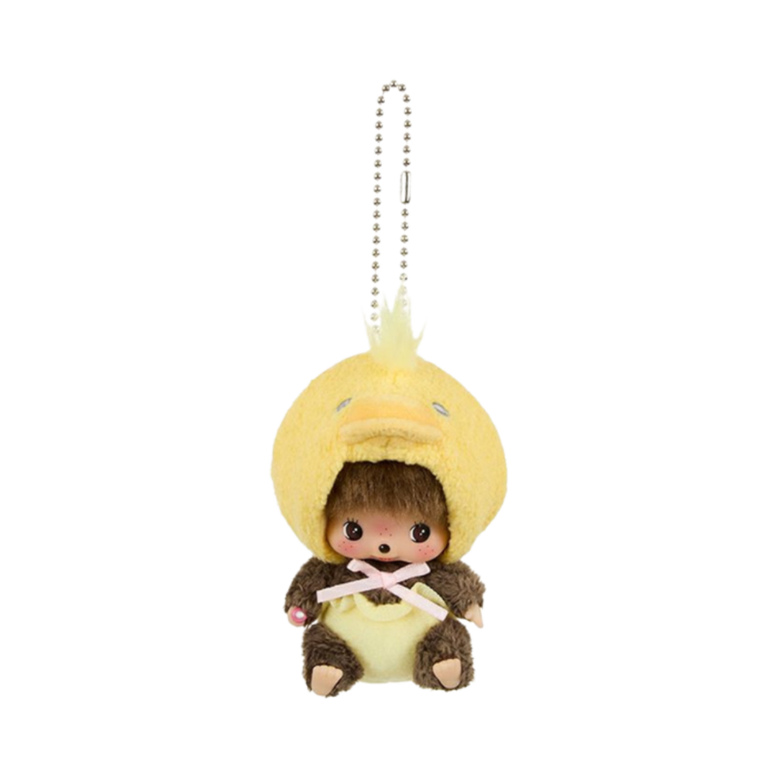 몬치치 애니멀 베비치치 병아리 키 체인 옐로우(Monchhichi Animal Bebichhichi Chick Keychain Yellow)