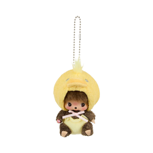 Monchhichi Animal Bebichhichi Chick Keychain Yellow