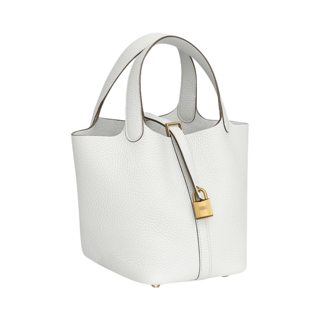에르메스 피코탄 락 18 백 클레망스 & 골드 하드웨어 뉴 화이트(Hermes Picotin Lock 18 Bag Clemence & Gold New White) - 2