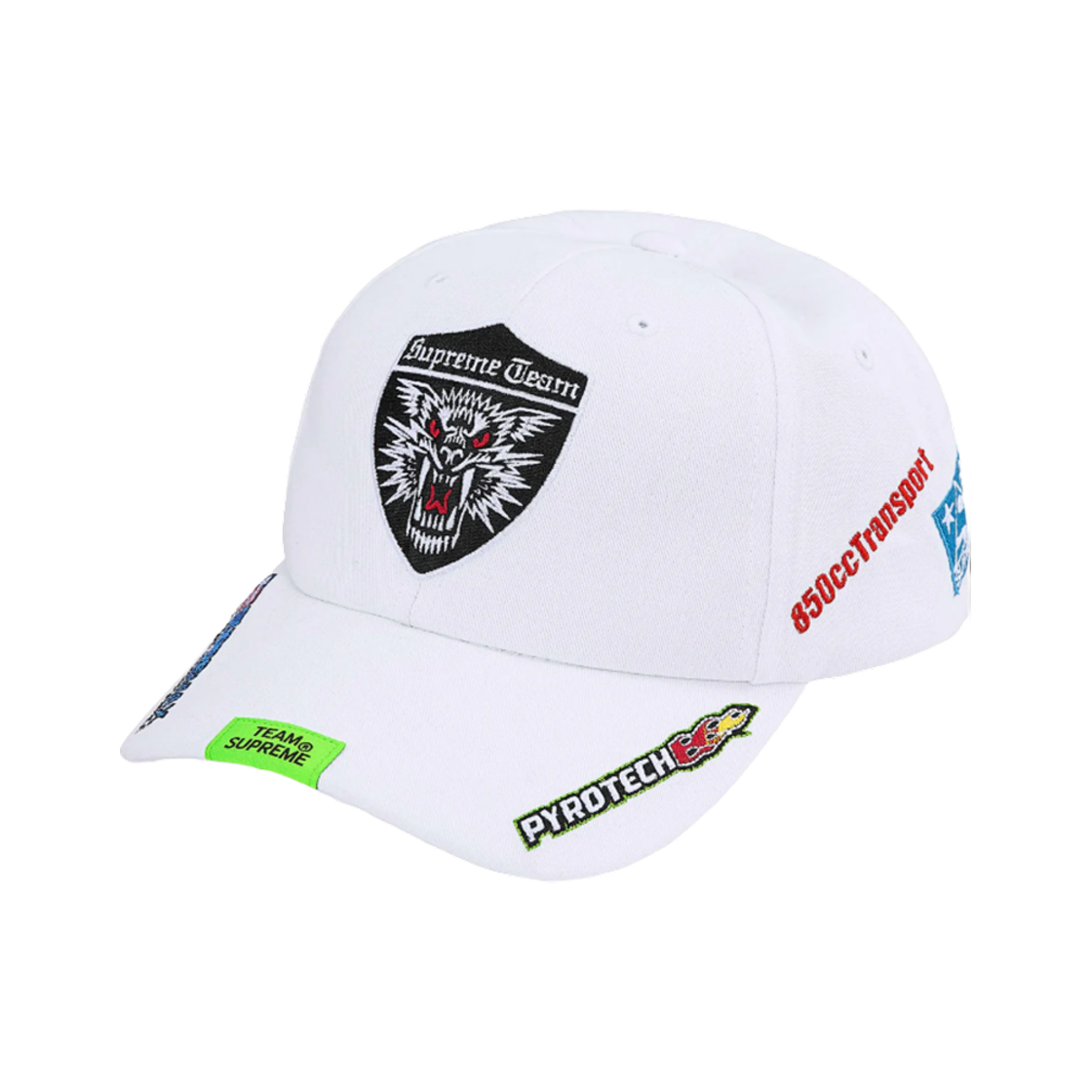 슈프림 레이싱 팀 6-패널 화이트 - 25SS(Supreme Racing Team 6-Panel White - 25SS) - 1