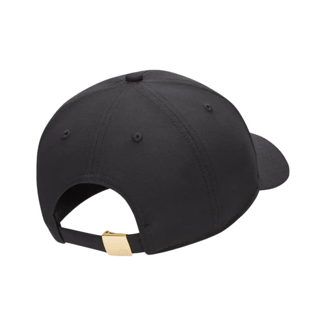 나이키 드라이핏 클럽 스트럭처 메탈 로고 캡 블랙 메탈릭 골드(Nike Dri-Fit Club structured Metal Logo Cap Black Metallic Gold) - 2
