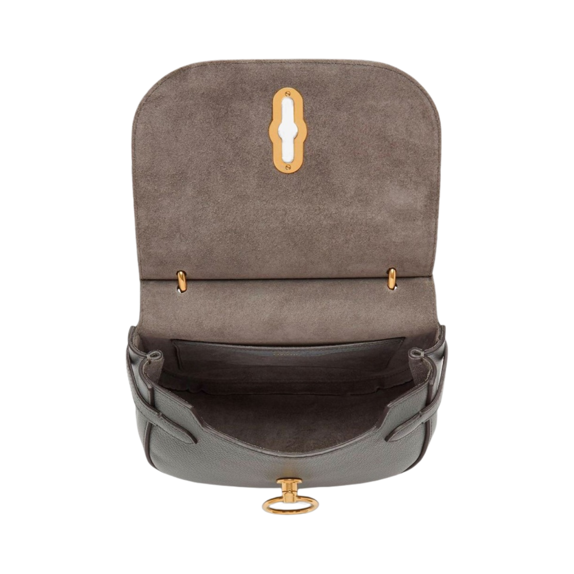멀버리 스몰 클래식 그레인 스몰 앰벌리 사첼 차콜(Mulberry Small Classic Grain Small Amberley Satchel Charcoal) - 4