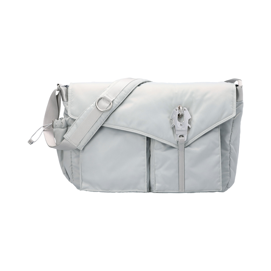 SB45ACR010111 SSRL Raven Oblique Messenger Bag Silver