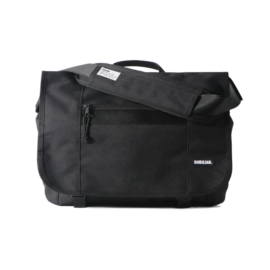 FLUTTER(P)_BLACK Bubilian Flutter Premium Messenger Bag