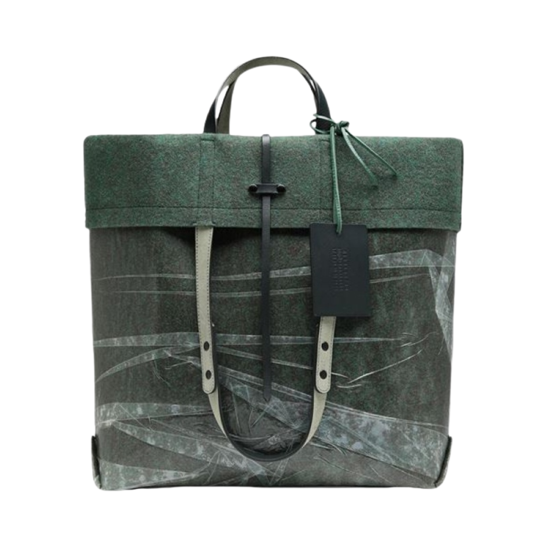 메종 마르지엘라 펠트 웨트 토트백 다크 그린(Maison Margiela Felt Wet Tote Bag Dark Green) - 3
