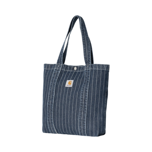 Carhartt WIP Orlean Stripe Tote Bag Blue White Stone Washed