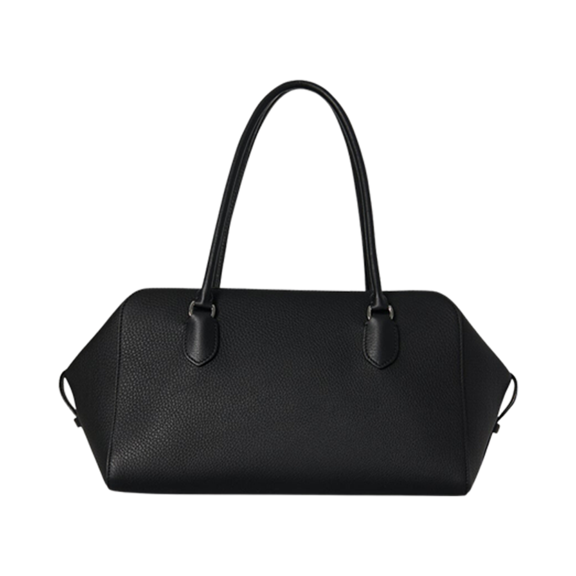 더 로우 EW 볼링 백 그레인드 카프스킨 레더 블랙(The Row EW Bowling Bag in Grained Calfskin Leather Black)