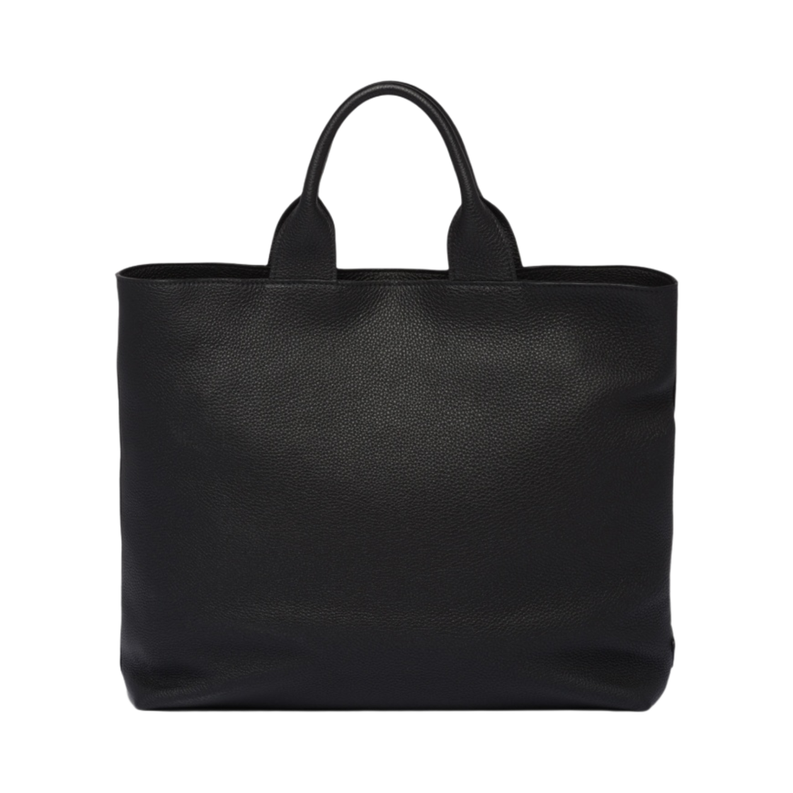 프라다 레더 토트백 블랙(Prada Leather Tote Bag Black) - 2